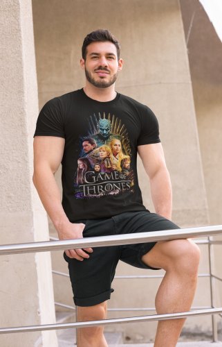 MĘSKA KOSZULKA DLA FANA FANTASY SERIAL GRA O TRON 7