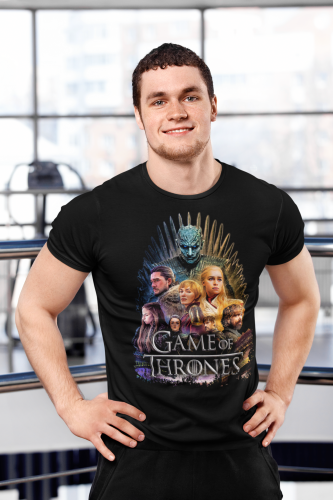 MĘSKA KOSZULKA DLA FANA FANTASY SERIAL GRA O TRON 8