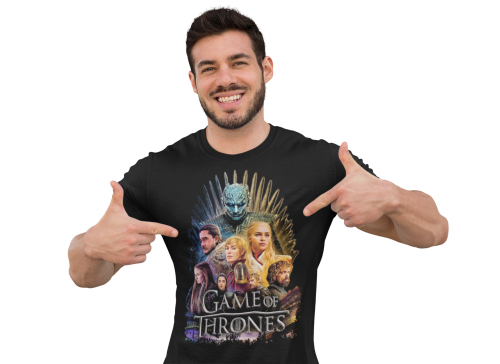 MĘSKA KOSZULKA DLA FANA FANTASY SERIAL GRA O TRON 4