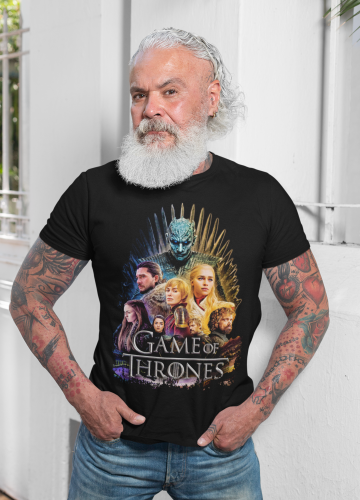 MĘSKA KOSZULKA DLA FANA FANTASY SERIAL GRA O TRON 10