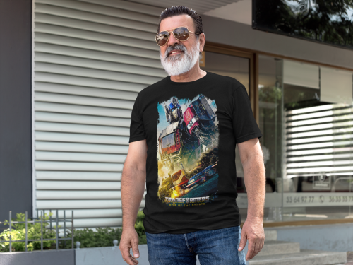 MĘSKA KOSZULKA FILMOWA TRANSFORMERS RISE OF THE BEASTS PRZEBUDZENIE BESTII 7