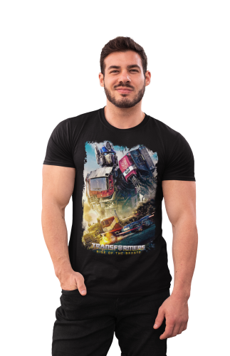 MĘSKA KOSZULKA FILMOWA TRANSFORMERS RISE OF THE BEASTS PRZEBUDZENIE BESTII 3