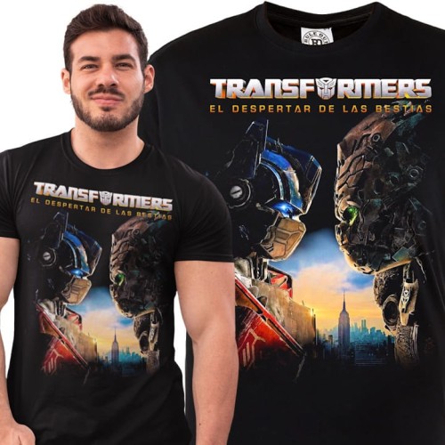MĘSKA KOSZULKA FILMOWA TRANSFORMERS PRZEBUDZENIE BESTII AUTOBOTY 1