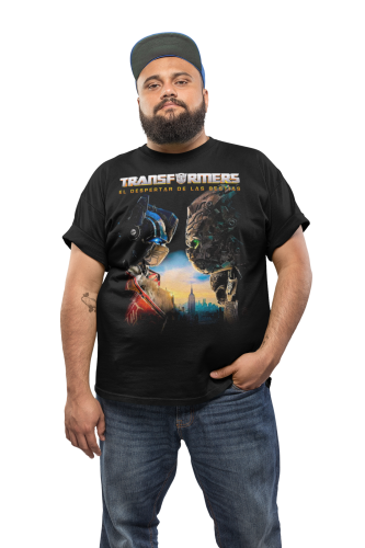 MĘSKA KOSZULKA FILMOWA TRANSFORMERS PRZEBUDZENIE BESTII AUTOBOTY 4