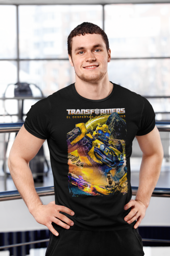 MĘSKA KOSZULKA FILMOWA TRANSFORMERS PRZEBUDZENIE BESTII BUMBLEBEE 6