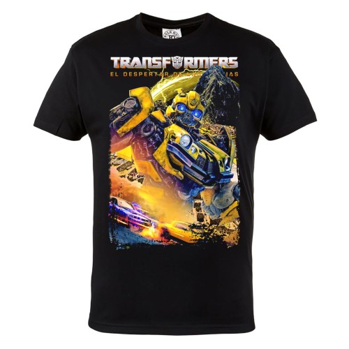 MĘSKA KOSZULKA FILMOWA TRANSFORMERS PRZEBUDZENIE BESTII BUMBLEBEE 2