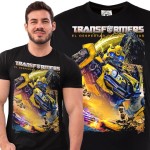 MĘSKA KOSZULKA FILMOWA TRANSFORMERS PRZEBUDZENIE BESTII BUMBLEBEE