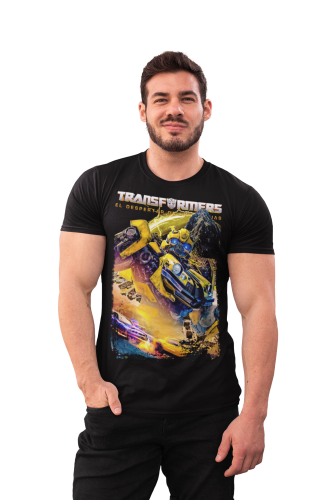 MĘSKA KOSZULKA FILMOWA TRANSFORMERS PRZEBUDZENIE BESTII BUMBLEBEE 3