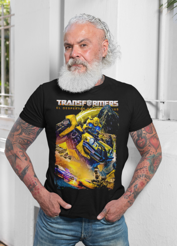 MĘSKA KOSZULKA FILMOWA TRANSFORMERS PRZEBUDZENIE BESTII BUMBLEBEE 8