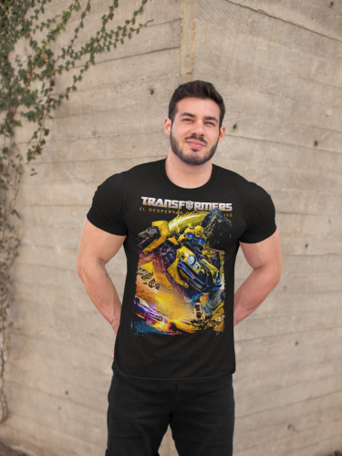 MĘSKA KOSZULKA FILMOWA TRANSFORMERS PRZEBUDZENIE BESTII BUMBLEBEE 9