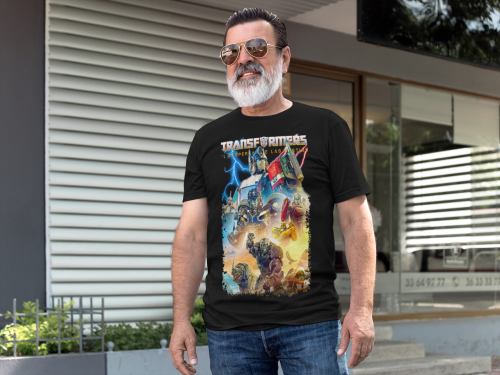 MĘSKA KOSZULKA FILMOWA TRANSFORMERS PRZEBUDZENIE BESTII WOJNA AUTOBOTÓW 7