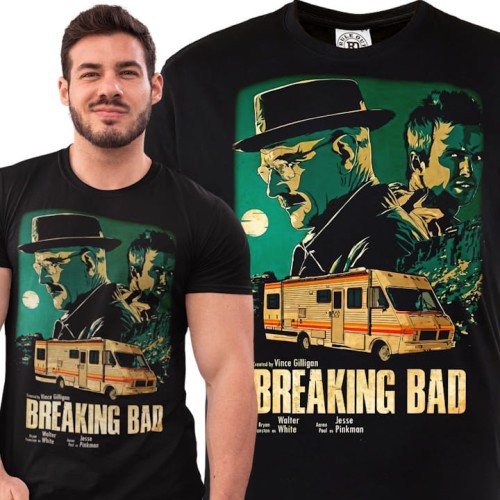 MĘSKA KOSZULKA SERIALOWA BREAKING BAD CHEMIK HEISENBERG