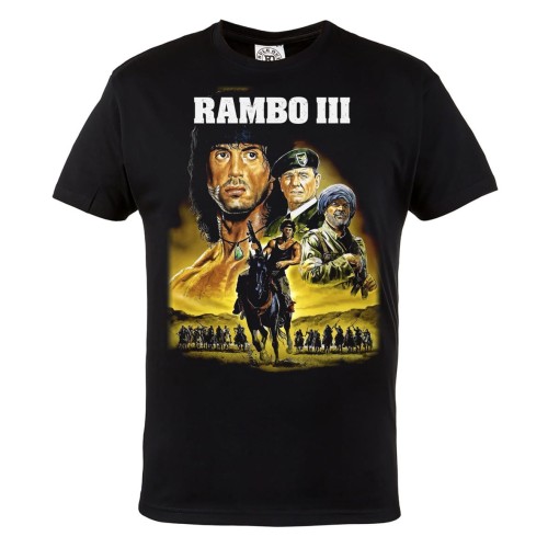 MĘSKA KOSZULKA FILMOWA RAMBO III LEGENDARNY FILM 2