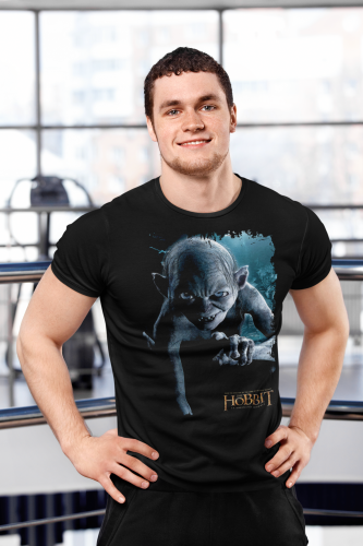 MĘSKA KOSZULKA DLA FANA KULTOWA SERIA FILM HOBBIT STWÓR GOLLUM 5