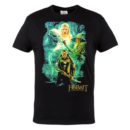 MĘSKA KOSZULKA DLA FANA KULTOWA SERIA FILM HOBBIT POSTACIE 2