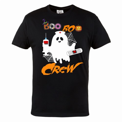 ŚMIESZNA KOSZULKA NA HALLOWEEN BOO BOO CREW HAL70