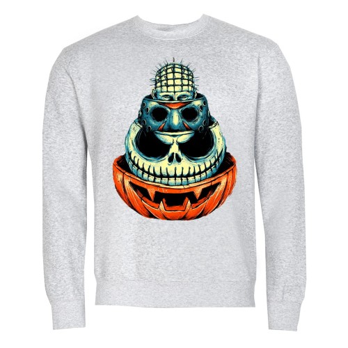 MĘSKA BLUZA Z NADRUKIEM HALLOWEN HORROR PINHEAD DYNIA PUMPKIN 