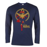 MARVEL KOSZULKA MĘSKA Z DŁUGIM RĘKAWEM CAPITAN MARVEL III