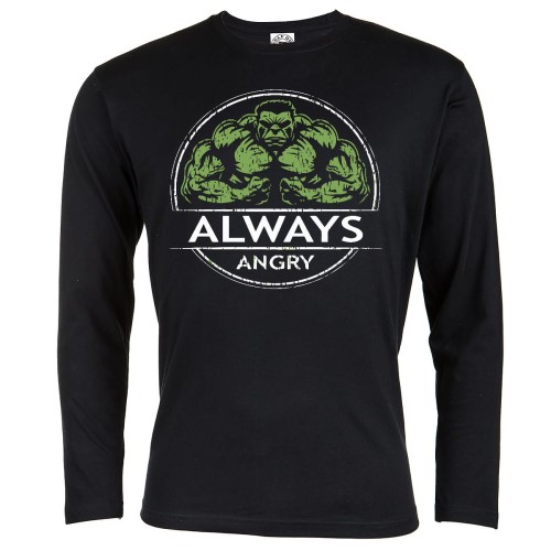 MARVEL KOSZULKA MĘSKA Z DŁUGIM RĘKAWEM ALWAYS ANGRY