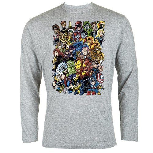 MARVEL KOSZULKA MĘSKA Z DŁUGIM RĘKAWEM MARVEL DREAM TEAM