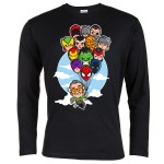 MARVEL KOSZULKA MĘSKA Z DŁUGIM RĘKAWEM FLYING MARVELS