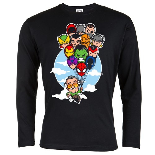MARVEL KOSZULKA MĘSKA Z DŁUGIM RĘKAWEM FLYING MARVELS