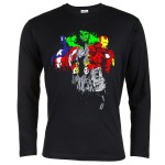 KOSZULKA MĘSKA Z DŁUGIM RĘKAWEM MARVEL HEROES