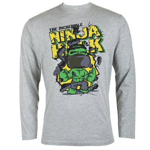 KOSZULKA MĘSKA Z DŁUGIM RĘKAWEM MARVEL NINJA HULK 