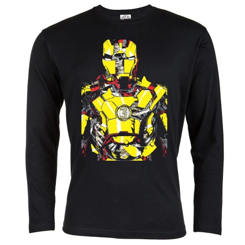 KOSZULKA MĘSKA Z DŁUGIM RĘKAWEM MARVEL ROBO 