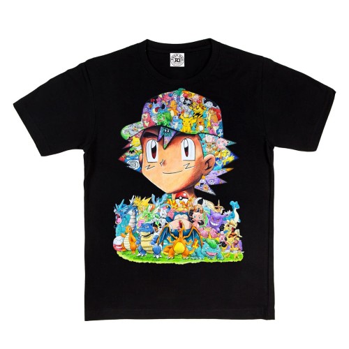 DZIECIĘCA KOSZULKA NA PREZENT POKEMONY ASH DLA FANA ANIME 2