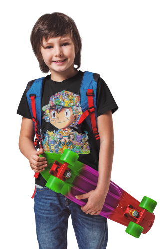 DZIECIĘCA KOSZULKA NA PREZENT POKEMONY ASH DLA FANA ANIME 5