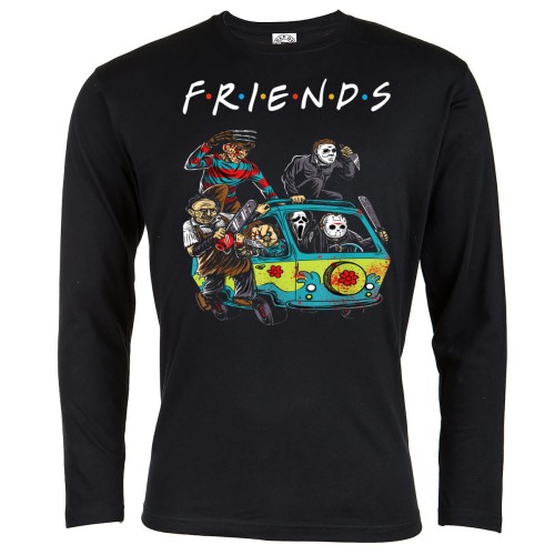 KOSZULKA Z DŁUGIM RĘKAWEM NA HALLOWEEN HORROR FRIENDS HAL06 