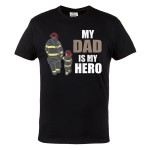 KOSZULKA PREZENT NA DZIEŃ OJCA TATA STRAŻAK MY DAD IS MY HERO