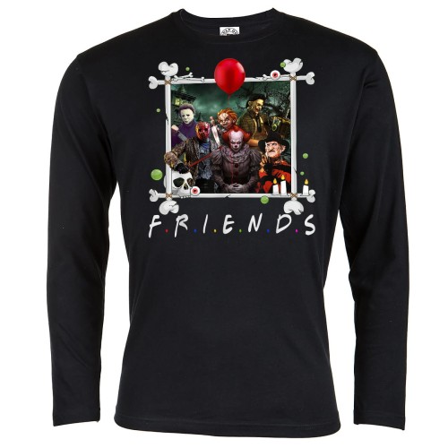 KOSZULKA Z DŁUGIM RĘKAWEM NA HALLOWEEN HORROR FRIENDS HAL14