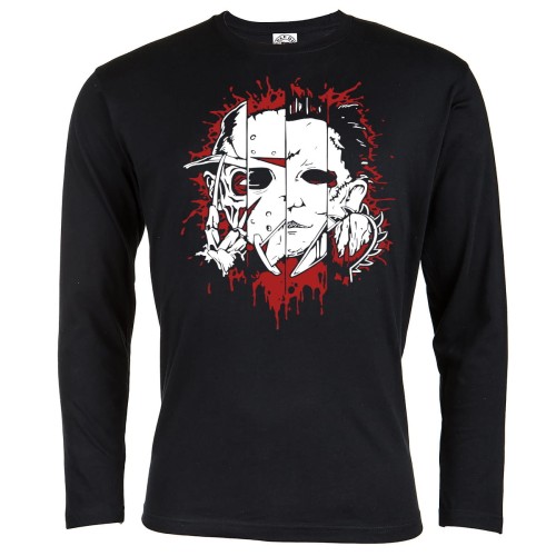 KOSZULKA Z DŁUGIM RĘKAWEM NA HALLOWEEN HORROR FILMOWA HAL15