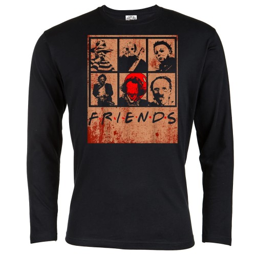 KOSZULKA Z DŁUGIM RĘKAWEM NA HALLOWEEN HORROR FILMOWA FRIENDS HAL18 