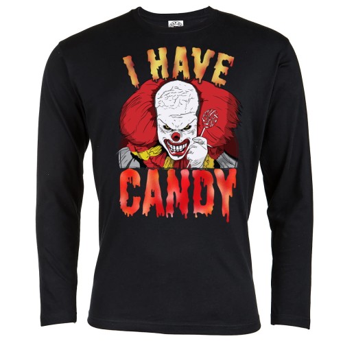 KOSZULKA Z DŁUGIM RĘKAWEM NA HALLOWEEN HORROR FILMOWA HAL24