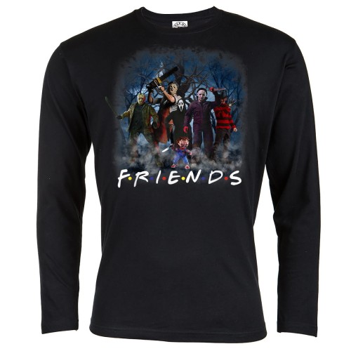 KOSZULKA Z DŁUGIM RĘKAWEM NA HALLOWEEN HORROR FILMOWA FRIENDS HAL30 