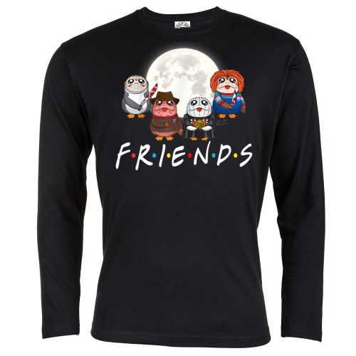 KOSZULKA Z DŁUGIM RĘKAWEM NA HALLOWEEN HORROR FILMOWA FRIENDS HAL32