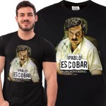 MĘSKA KOSZULKA Z NADRUKIEM PABLO ESCOBAR EL PATRON DEL MAL FILM SERIAL
