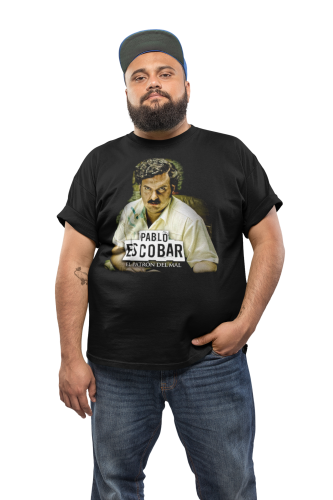 MĘSKA KOSZULKA Z NADRUKIEM PABLO ESCOBAR EL PATRON DEL MAL FILM SERIAL 5