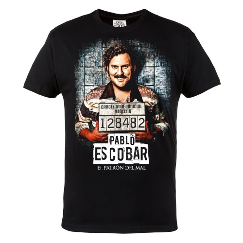 MĘSKA KOSZULKA Z NADRUKIEM ARESZTOWANY PABLO ESCOBAR EL PATRÓN DEL MAL 2