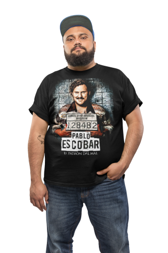MĘSKA KOSZULKA Z NADRUKIEM ARESZTOWANY PABLO ESCOBAR EL PATRÓN DEL MAL 5