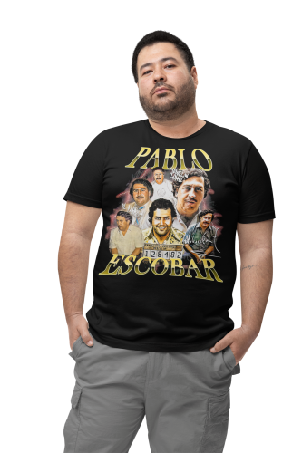 MĘSKA KOSZULKA Z NADRUKIEM SERIALOWYM NARCOS PABLO ESCOBAR 4