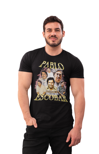 MĘSKA KOSZULKA Z NADRUKIEM SERIALOWYM NARCOS PABLO ESCOBAR 3