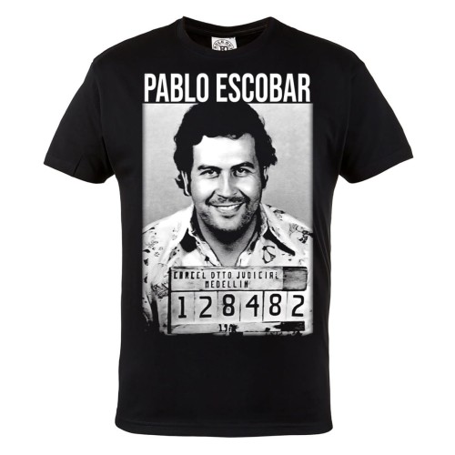 MĘSKA KOSZULKA Z NADRUKIEM PABLO ESCOBAR ARESZTOWANY BARON NARKOTYKOWY 2