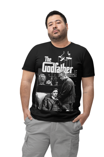 MĘSKA KOSZULKA Z NADRUKIEM FILMOWYM OJCIEC CHRZESTNY THE GODFATHER 4