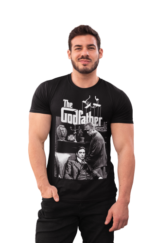 MĘSKA KOSZULKA Z NADRUKIEM FILMOWYM OJCIEC CHRZESTNY THE GODFATHER 3