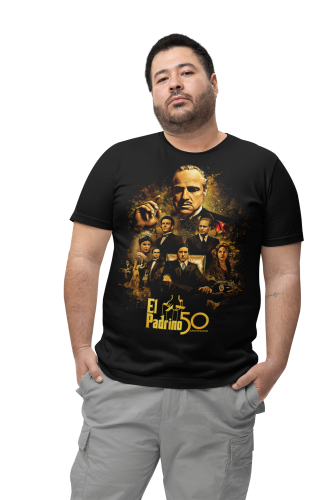 MĘSKA KOSZULKA Z NADRUKIEM FILMOWYM OJCIEC CHRZESTNY THE GODFATHER 4