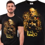 MĘSKA KOSZULKA Z NADRUKIEM FILMOWYM OJCIEC CHRZESTNY THE GODFATHER